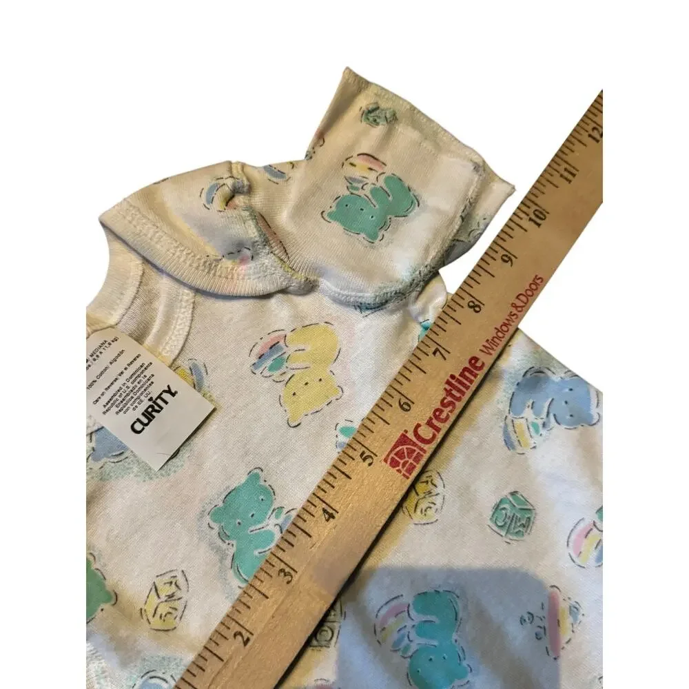 Vintage 1970 Curity Infant Baby‎ Creeper Crawler Snapsuit One Piece Outfit Doll